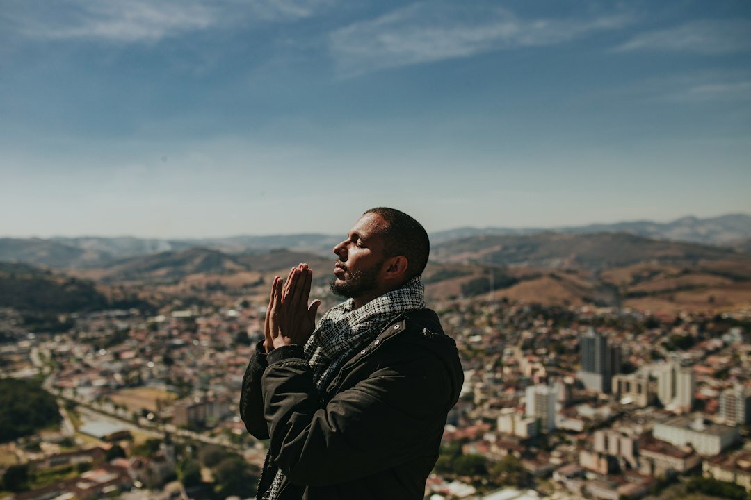 Studio portrait of a young Chilean male urban planner