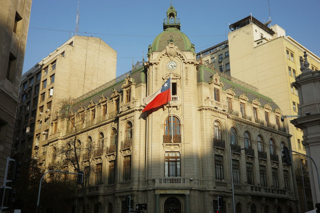 chilean city street santiago