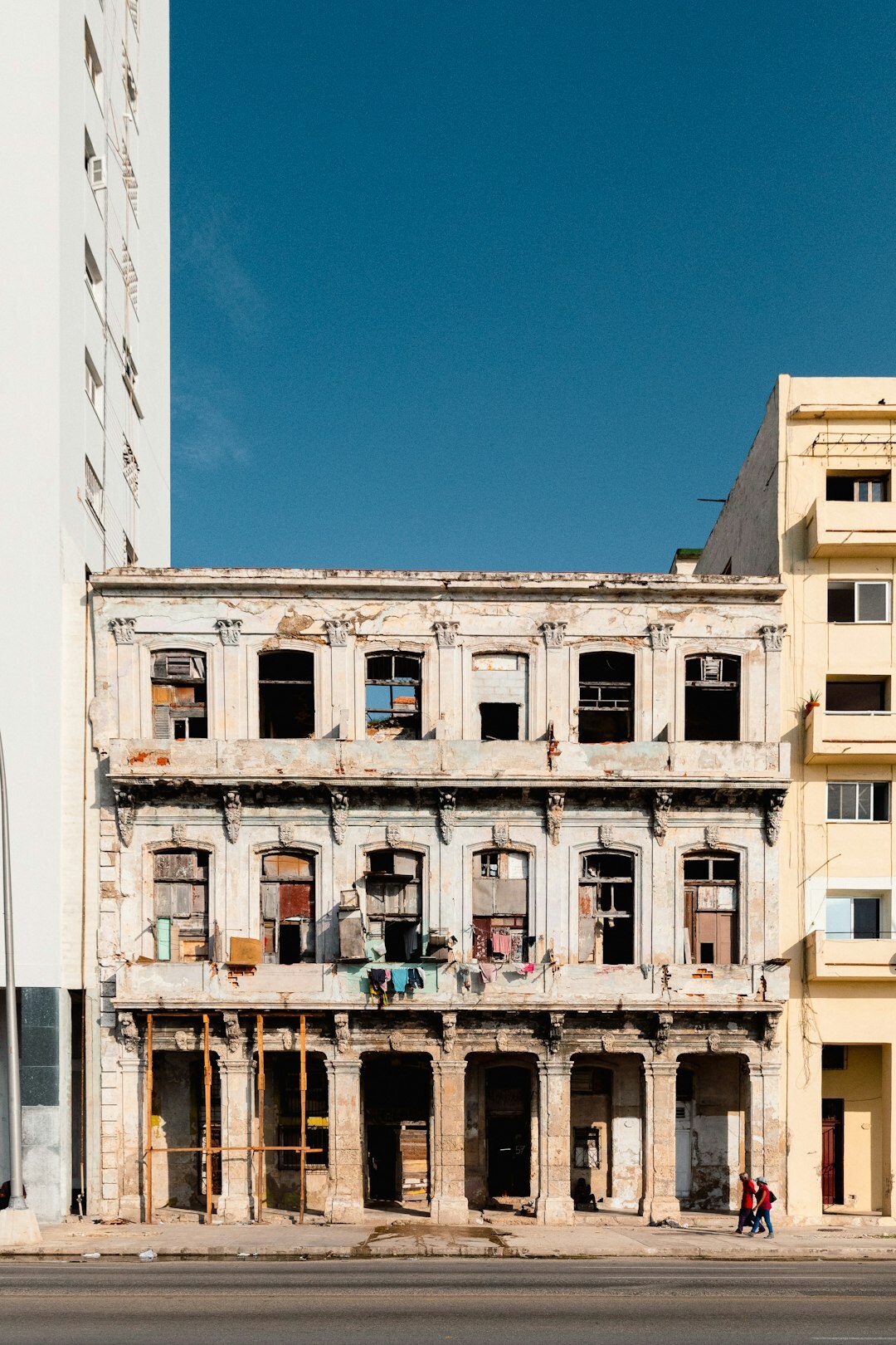 old abandoned building in santiago